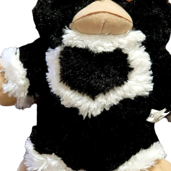 TOY FACTORY Gremlins The Black Mogwai Mohawk Black White Stripe 10" Plush - Picture 13 of 14